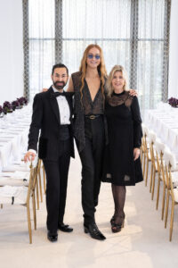 Fady Armanious, Harris Reed and Penne Weidig (Photo by Wilson Parish)