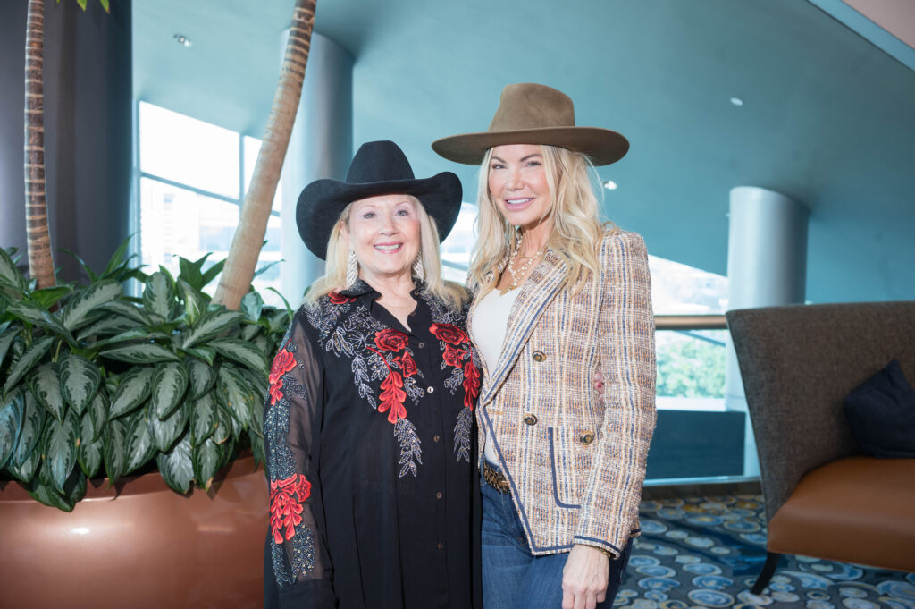Janice Hutchinson, Jennifer Moss at the 25th annual Trailblazers luncheon. (Photo by Daniel Ortiz)