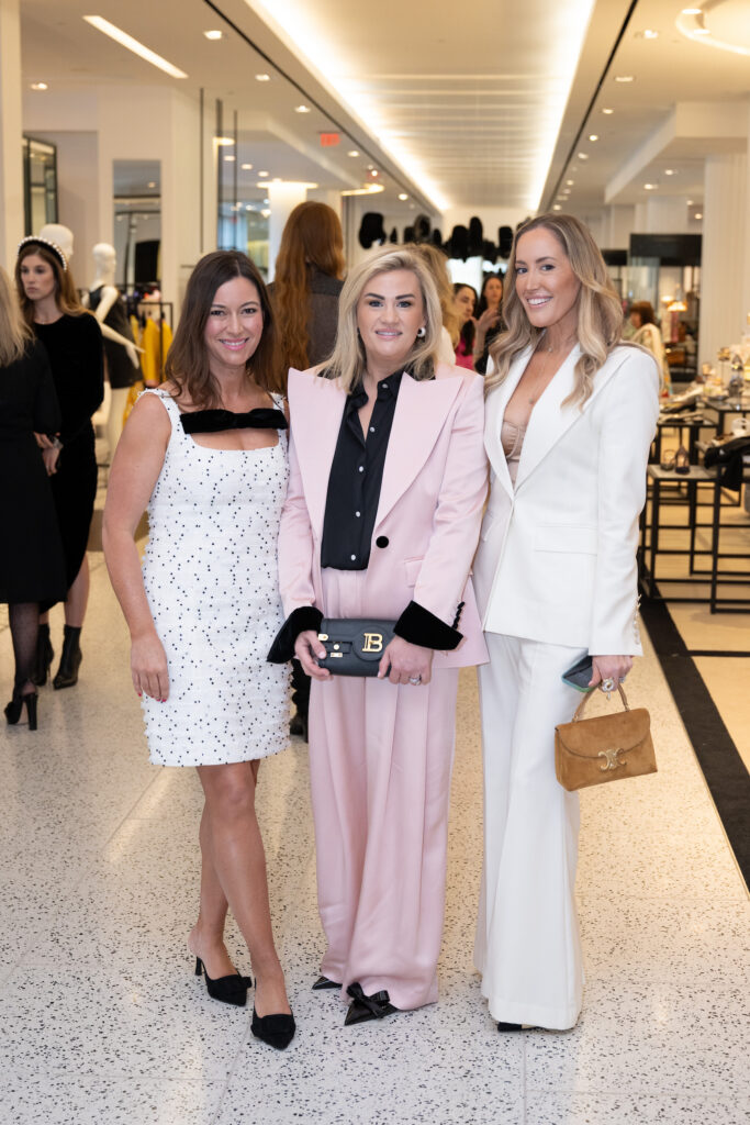 Jayne Johnston, Nora Jarrad, Whitney Kuhn Lawson at the Nina Ricci luncheon at Tootsies. (Photo by Wilson Parish)
