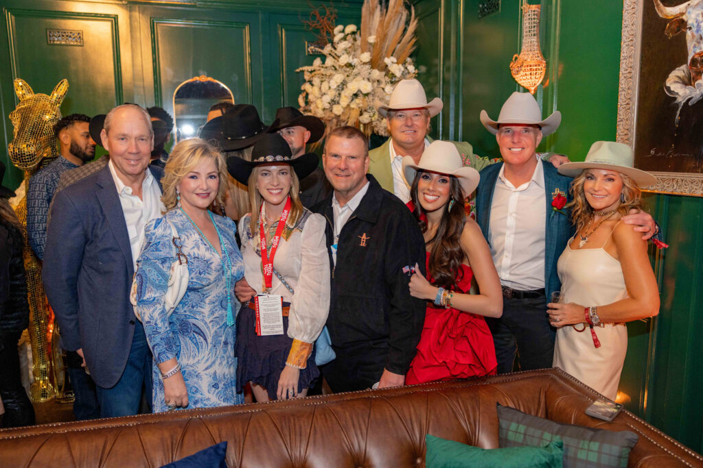 Jim and Whitney Crane, Lauren and Tilman Fertitta, Pete Bell, Zinat Ahmed, Duke and Sanette Austin; photo credit Cotton Holdings