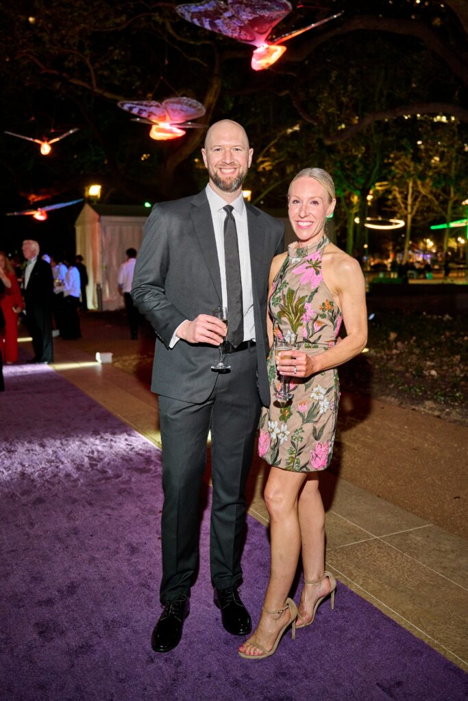 Joe & Bri Martin at the Discovery Green Gala (Photo by Fulton Davenport)