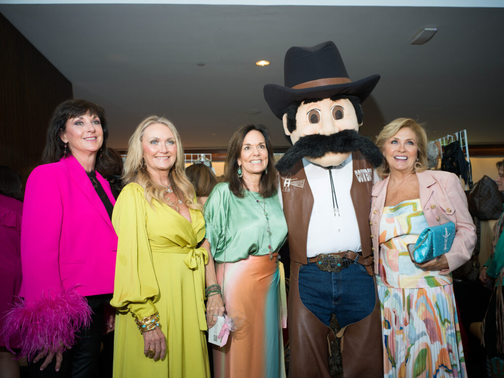 Julie White, Jill Watson, Angela Poujol, Karen Remington at the 25th annual Trailblazers luncheon. (Photo by Daniel Ortiz)