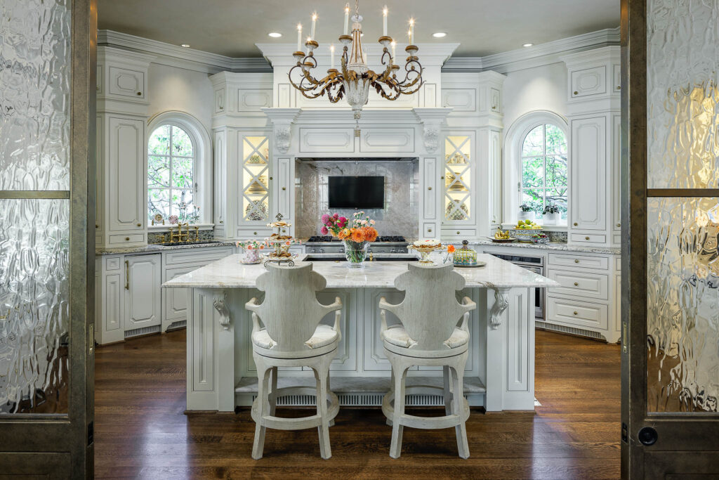 The kitchen in 4000 Euclid Avenue, which the listing describes as "a private retreat for those who appreciate the finest things in life." (Photo by Briggs Freeman Sotheby's International Realty)