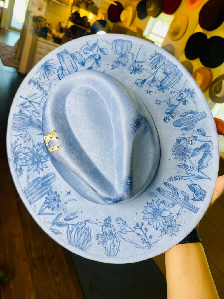 Design your own unique rodeo hat at Martha Gene Boutique & Hat Bar. (Photo courtesy of Martha Gene) 