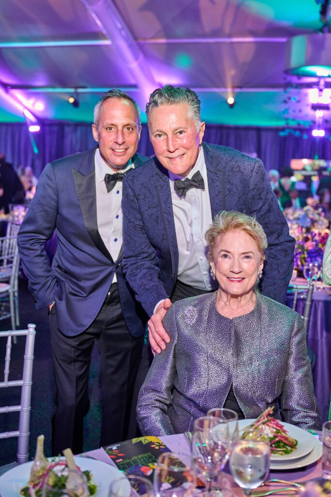 Mark Sullivan, Greg Fourticq, Patsy Fourticq at the Discovery Green Gala (Photo by Fulton Davenport)