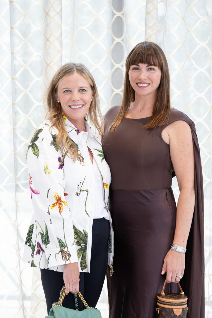 Melissa Sugulas, Beth Zdeblick at the Nina Ricci fashion presentation and luncheon at Tootsies. (Photo by Wilson Parish)