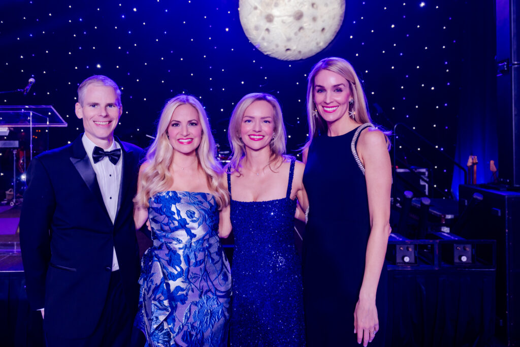 Auction chairs Travis Johnson, Jennifer LaForge, Meagan Glover, Eliza Coleman at the Friends of West University Parks Fund 'Park Lovers' Ball'