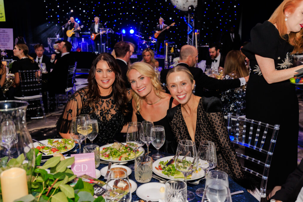 Arianne Walker, Meghan Johnson, Courtney Hughes at the Friends of West University Parks Fund 'Park Lovers' Ball'