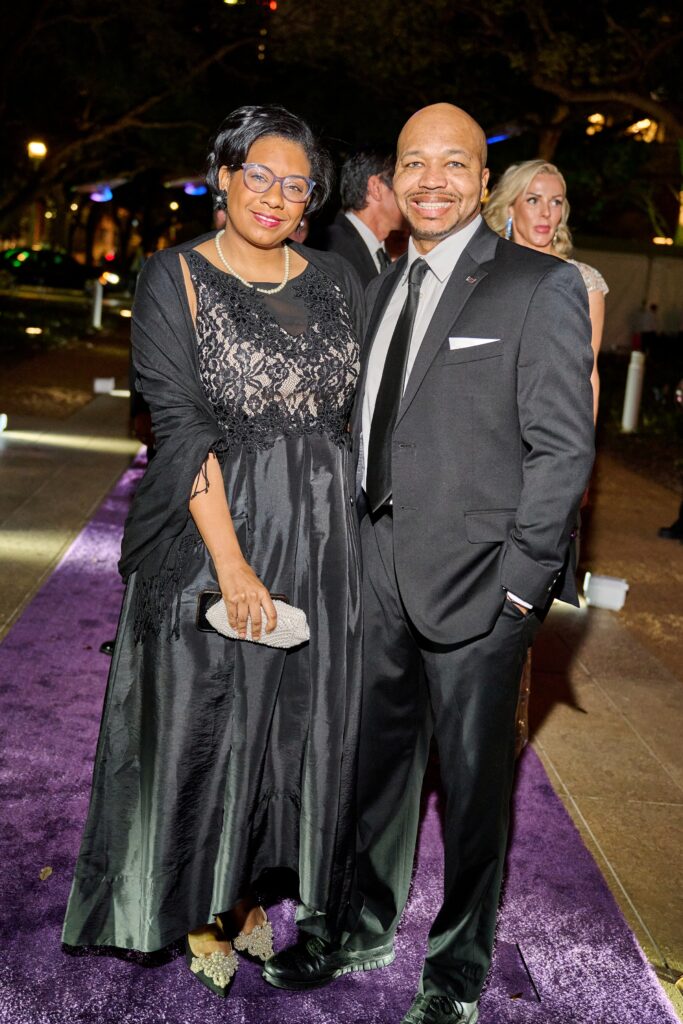 Portia & Chris Hopkins at the Discovery Green Gala (Photo by Fulton Davenport)