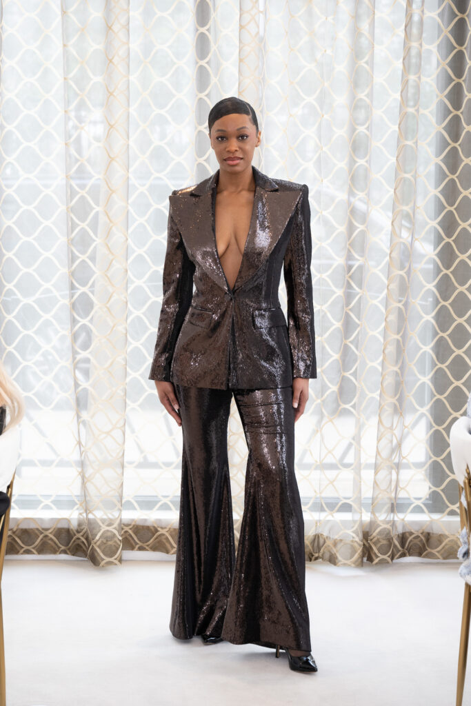 Nina Ricci fashions presented at the fashion presentation and luncheon at Tootsies. (Photo by Wilson Parish)