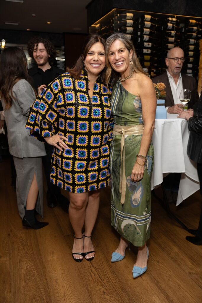 Rainey Richardson, Casey Brand at the Frette opening dinner held at La Griglia (Photo by Jenny Antill)