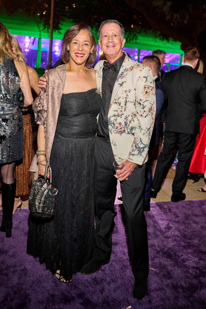 Saundria Chase Gray, Barry Mandel at the Discovery Green Gala (Photo by Fulton Davenport)