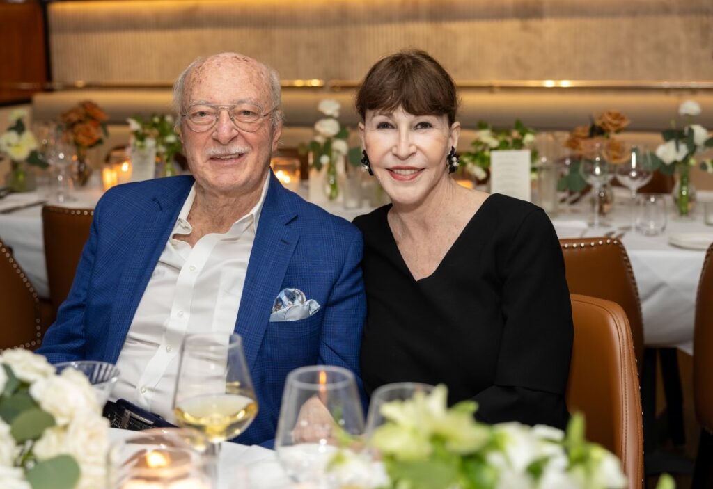Shafik Rifaat & Shelby Hodge at the Frette opening dinner held at La Griglia (Photo by Jenny Antill)
