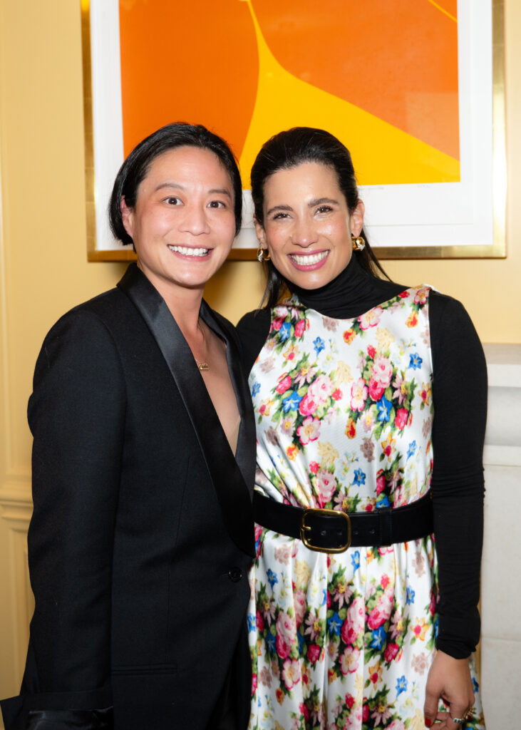 Curator Su Wu and hostess Catalina Gonzalez Jorba (Photo by A Sea of Love)