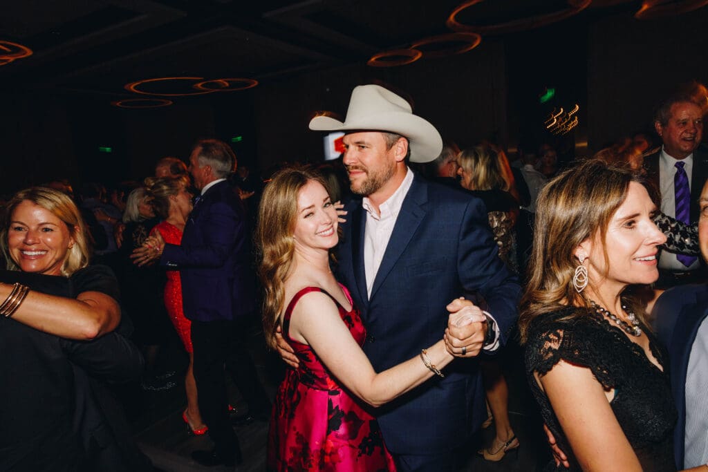 A talented live band brought a swarm of guests to the dance floor to close out the evening. (Photo by Cindy Janette)
