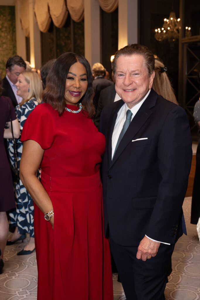 Emcees Deborah Duncan, Bill Stubbs at Preservation Houston's Cornerstone Dinner (Photo by Wilson Parrish)