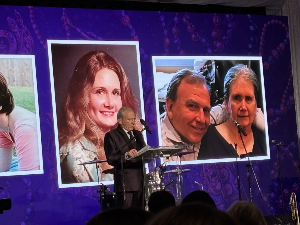 Herb Magley shared his family's journey with Alzheimer's at the 2025 Memory Ball on March 1 at The Woodlands Waterway Marriott. (Photo by Laura Landsbaum)