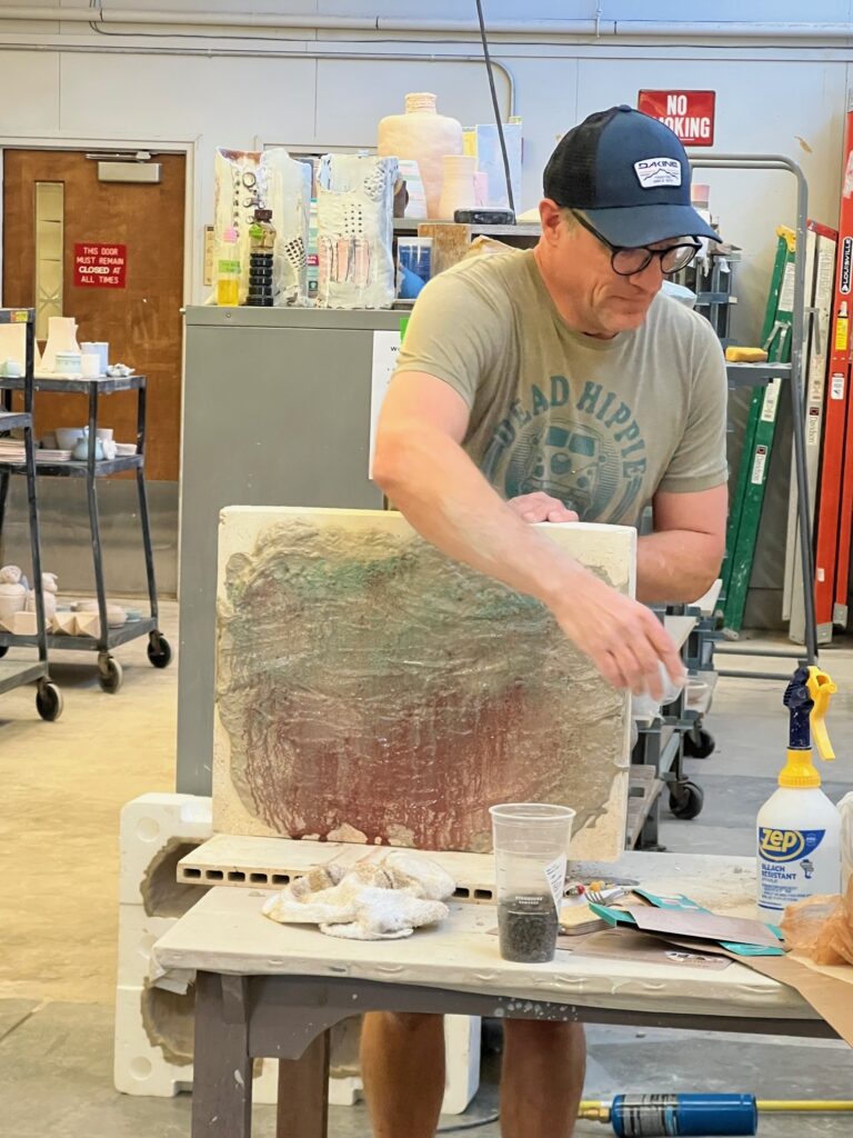 MFAH Glassell School of Art’s Jeff Forster creates elaborately handcrafted bowls for a good cause. (Photo courtesy Empty Bowls Houston)
Courtesy: Empty Bowls Houston