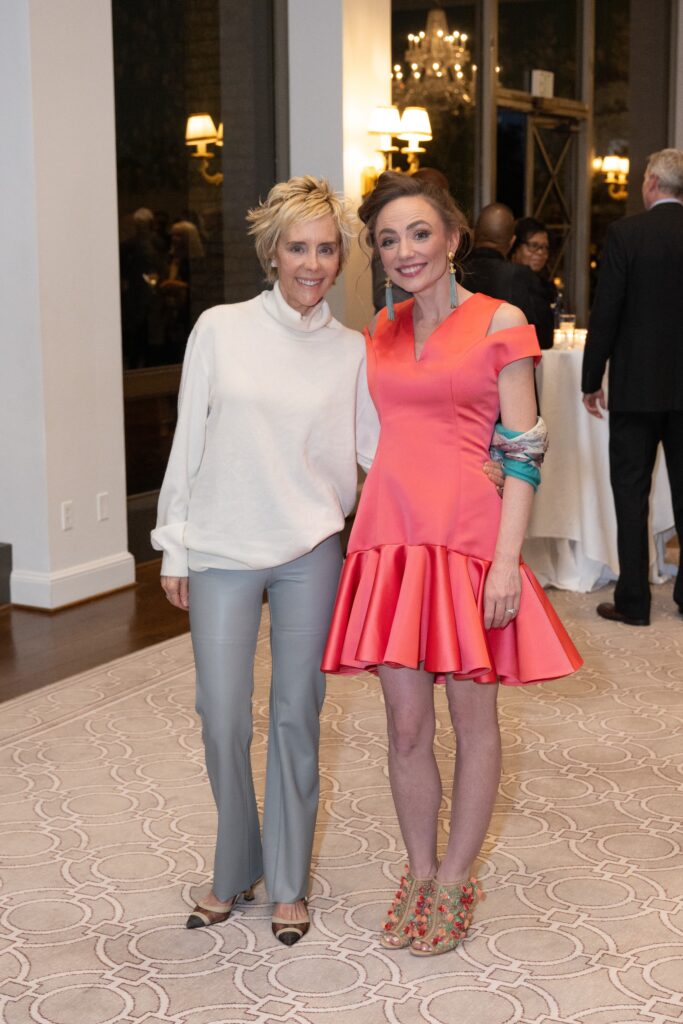 Joanie Herring, Julia Robinson at Preservation Houston's Cornerstone Dinner (Photo by Wilson Parrish)