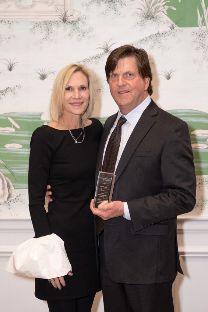 Katie Deal & 2025 President’s Award winner Jon Deal at Preservation Houston's Cornerstone Dinner (Photo by Wilson Parrish)