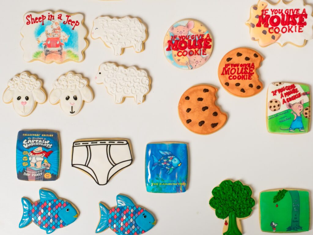 Childhood favorites of Shawn Singh included books his family shared with him.  March is National Literacy month, and Dessert Gallery recognizes it with special butter cookies. (Photo courtesy of Quit Nguyen)