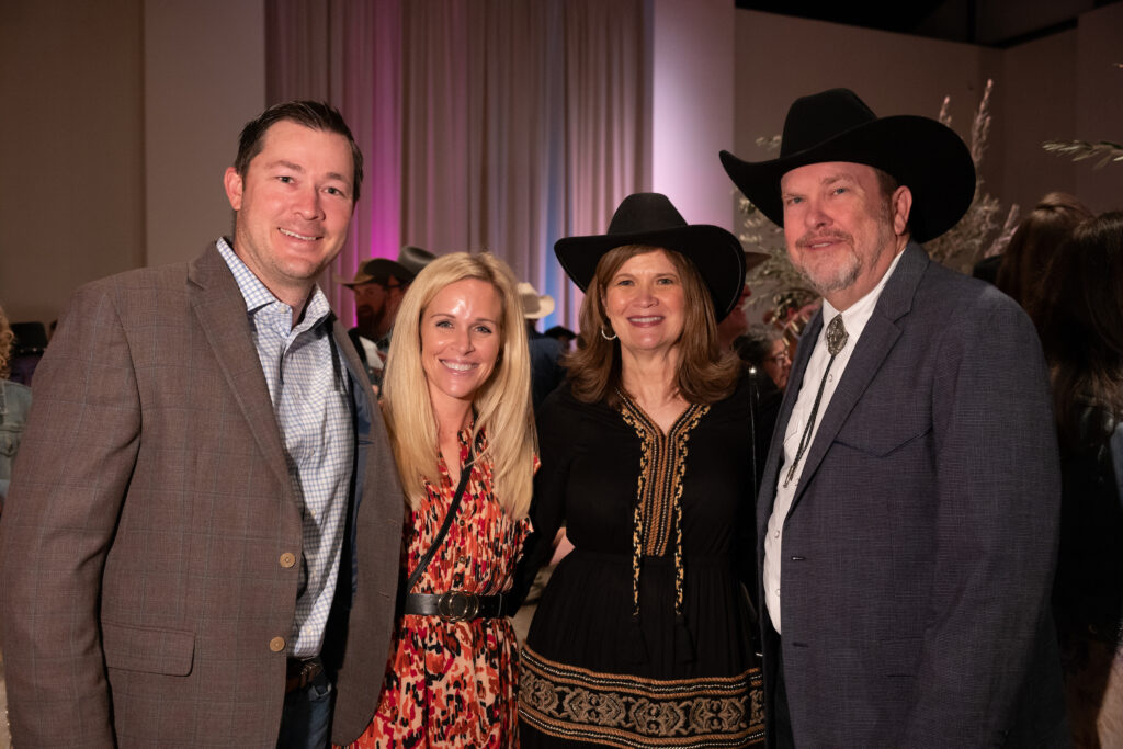 Ryan & Megan Nunn, Jennifer & Jeff Moseley at Memorial Hermann Foundation’s 'Boot Scootin' Boogie' (Photo by Daniel Ortiz)