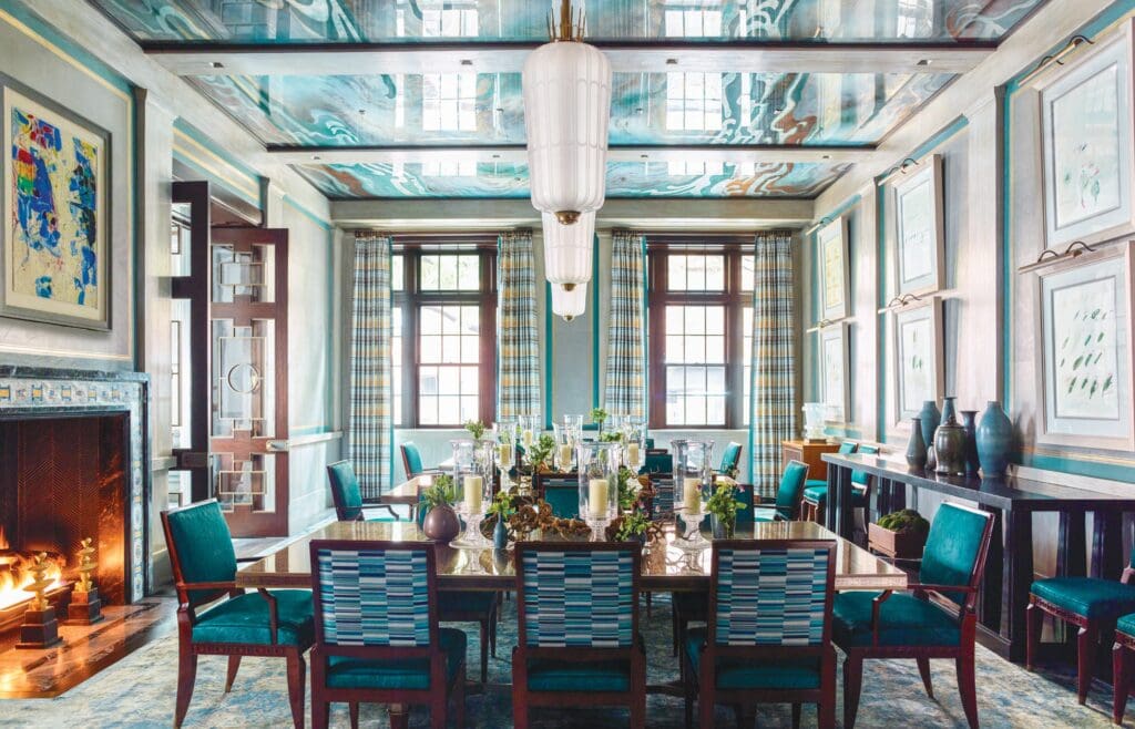 Steven Gambrel project with Miriam Ellner (Photo by Eric Piasecki)