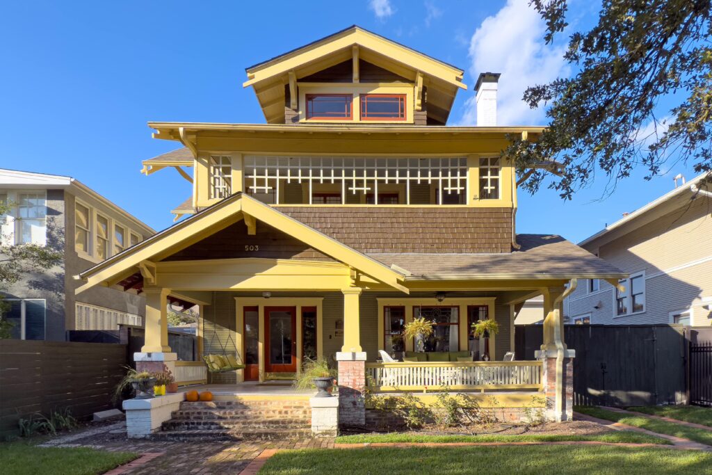 Charles Stava and Jacob Garber-Stava were awarded for the restoration of for the Martha Perlitz House (Photo by Jim Parsons)