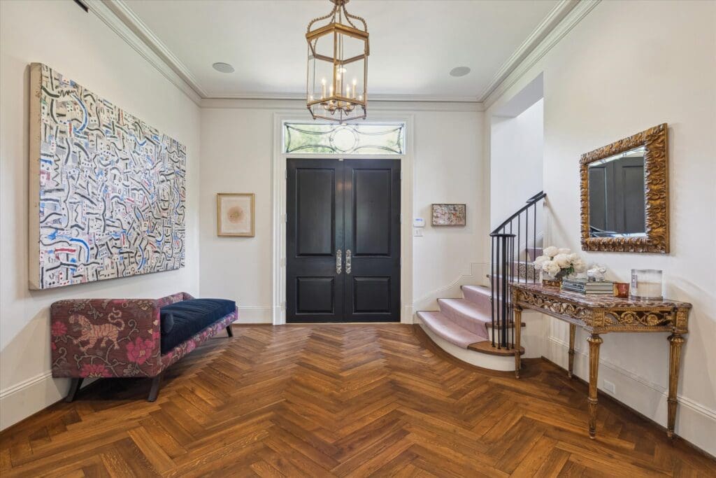 The historic home at 3 Remington Lane was build in 1939 for an early oil mogul's daughter. (Photo by TK Images)