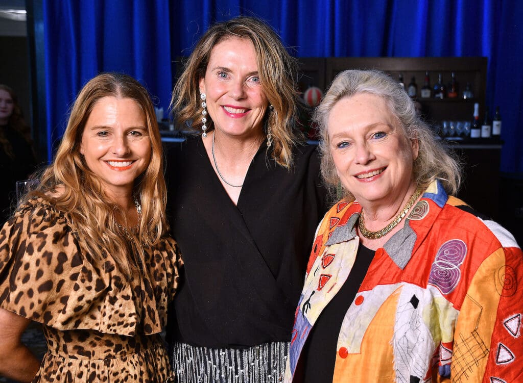 Elizabeth Young, Jen Espy, Donna Wotkyns at the Communities in Schools gala (Photo by Dave Rossman)