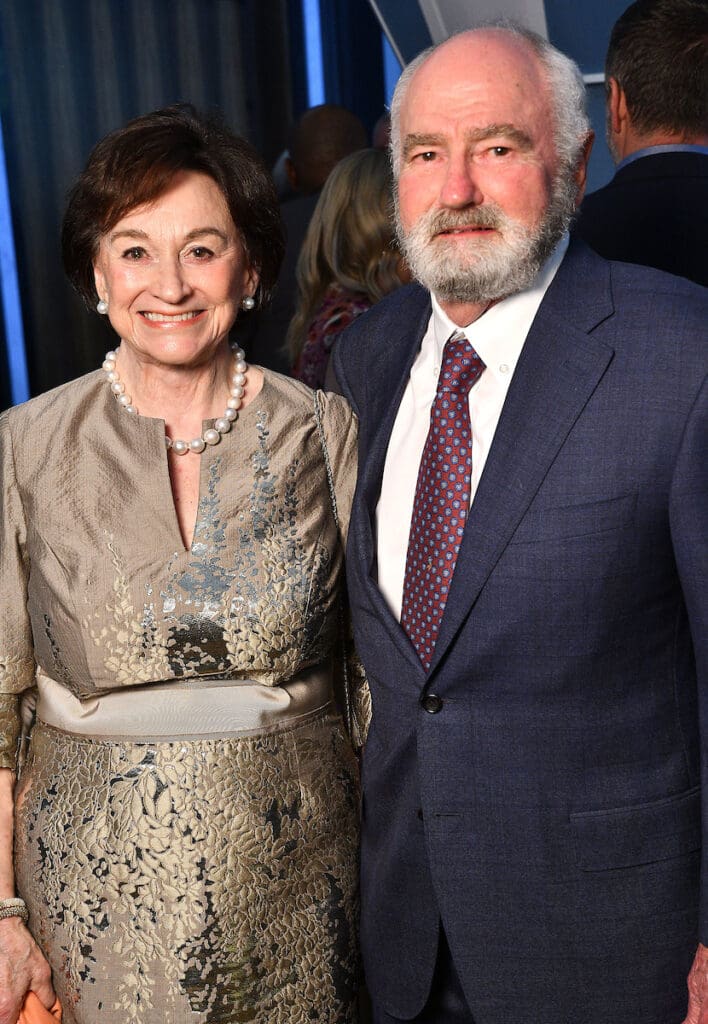 Linda Gale White, Harry Johnson at the Communities in Schools gala (Photo by Dave Rossman)