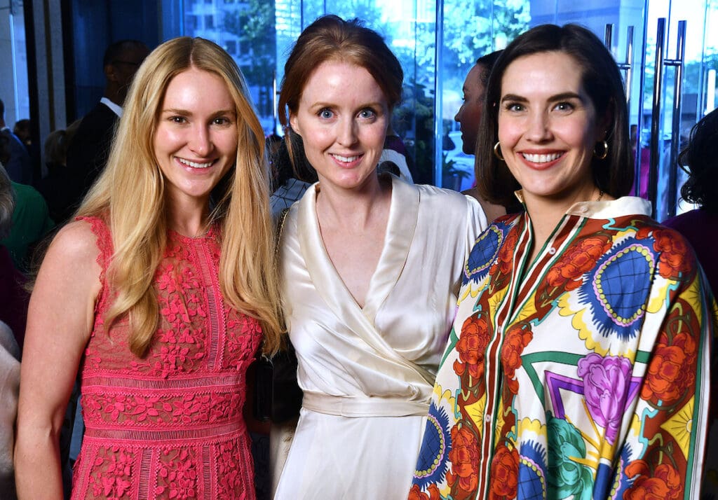 Nicole Campbell, Taylor Polky, Catherine O'Connell at the Communities in Schools gala (Photo by Dave Rossman)