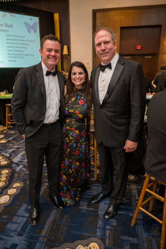 Drew & Vita Dougherty, Rick Byrd at the Breakthrough T1D (formerly JDRF) gala (Photo by