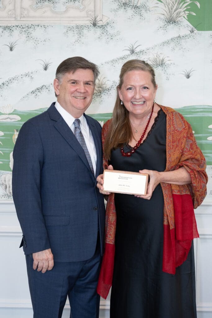 James & Julia Long at Preservation Houston's Cornerstone Dinner (Photo by Wilson Parrish)