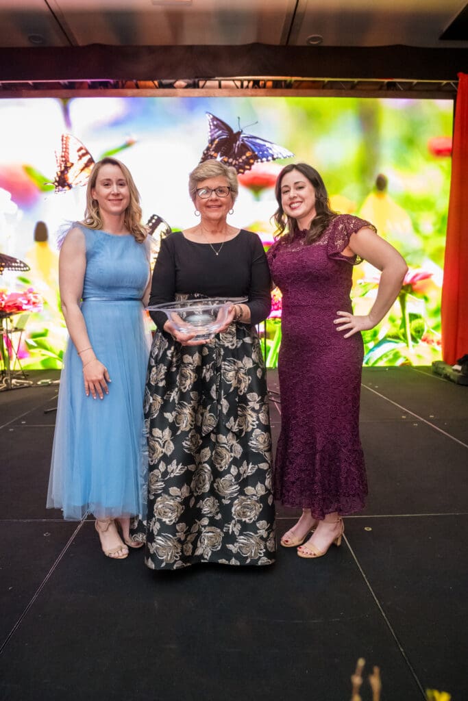 Lindsay Brett, Patricia Wright, Molly Wright at the Breakthrough T1D (formerly JDRF) gala (Photo by CJ Martinez)