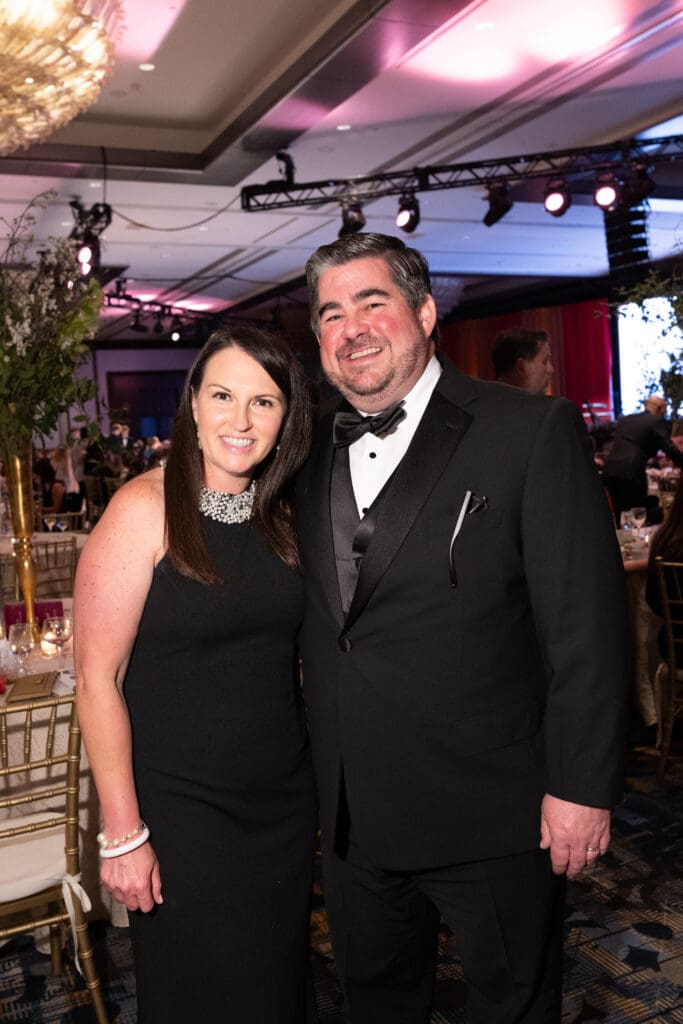 Rebecca & Tim Haskell at the Breakthrough T1D (formerly JDRF) gala (Photo by Daniel Ortiz)