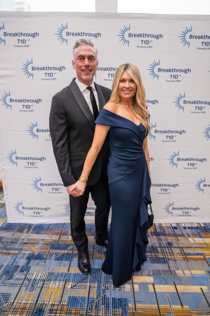 Scott & Angie Kinsel at the Breakthrough T1D (formerly JDRF) gala (Photo by CJ Martinez)