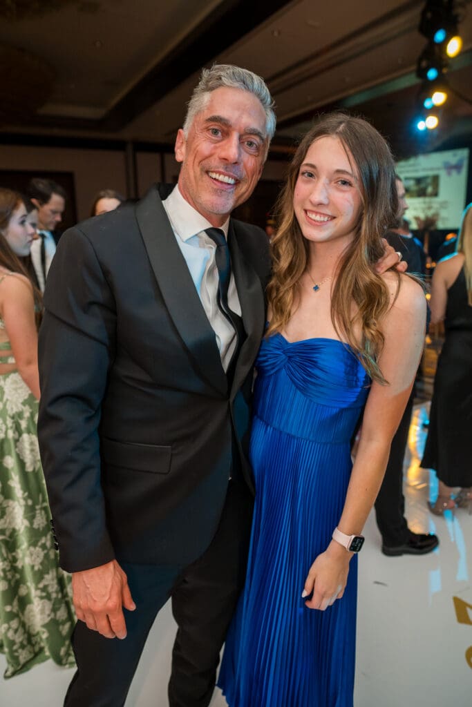 Scott Kinsel, Poppy Kinsel at the Breakthrough T1D (formerly JDRF) gala (Photo by CJ Martinez)
