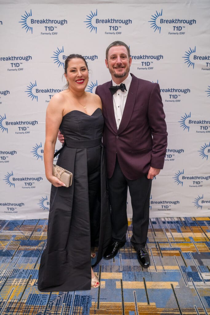 Victoria & Trey Goodman at the Breakthrough T1D (formerly JDRF) gala (Photo by CJ Martinez)