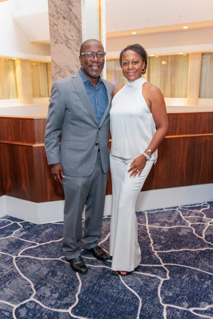 Garfield and Jakeen Johnson at DACAMERA Gala 2025: Music Salons & Supper Club (Photo by Katy Anderson)