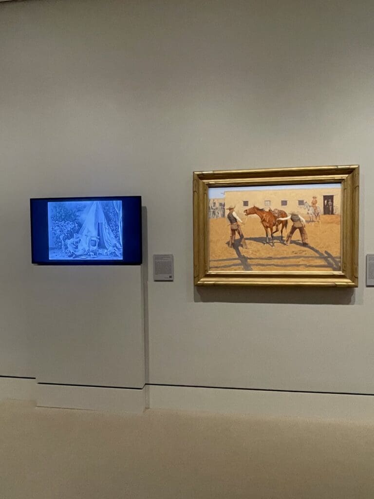 Find film clips alongside the paintings and sculptures they inspired. (Photo by Amanda Ogle)