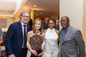 Ron Franklin, Janet Gurwitch, Jakeen and Garfield Johnson DacameraGala 2025-146 (Photo by Katy Anderson)