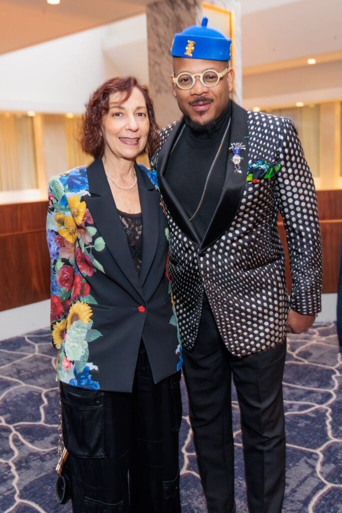 Sarah Rothenberg, Etienne Charles at DACAMERA Gala 2025: Music Salons & Supper Club (Photo by Katy Anderson)