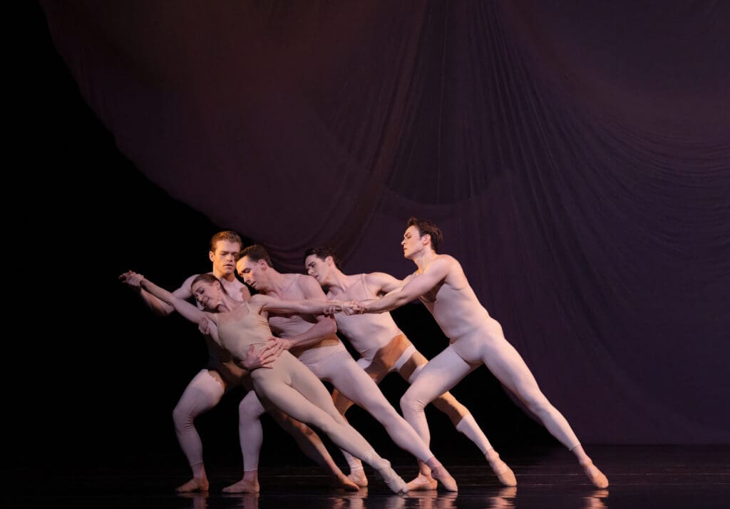 Artists of Houston Ballet in Ben Stevenson’s "Four Last Songs" (Photo by Amitava Sarkar. Courtesy Houston Ballet.)