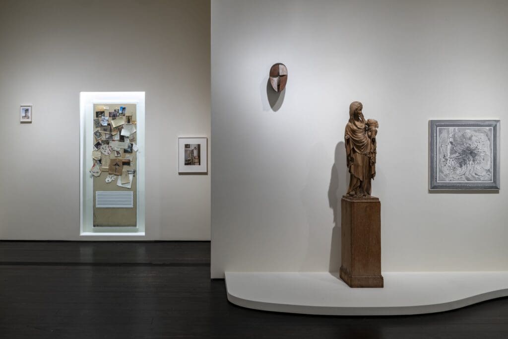 Installation view of “The Space Between Looking and Loving: Francesca Fuchs and the de Menil House” at The Menil Collection. (Photo by Paul Hester)
