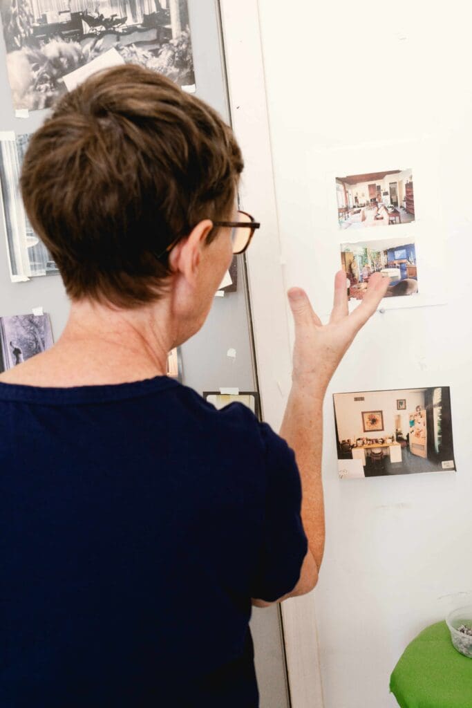 Francesca Fuchs began thinking about connections between her late father and the de Menils about two and a half years ago. (Photo by Antonio Chicaia)