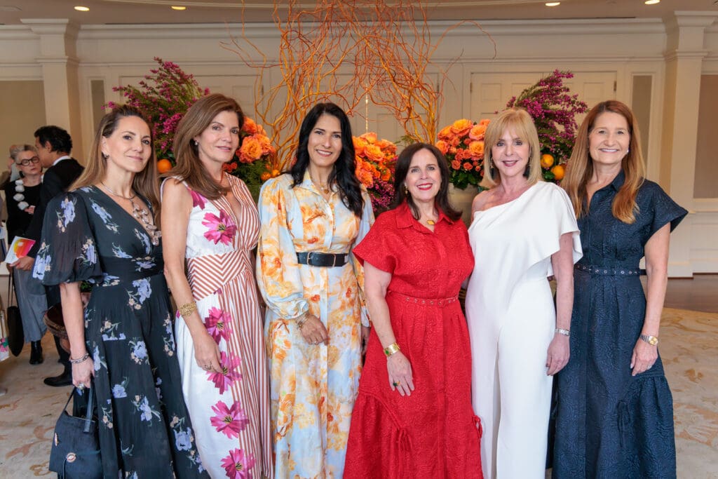 Daniela Barceló, Claudia Ammirata, Marianelly Avendano Noble, Mariela Poleo, Susana Zinn, Kerry McCracken at Crafting a Legacy 2025 Spring Luncheon (Photo by Katy Anderson)