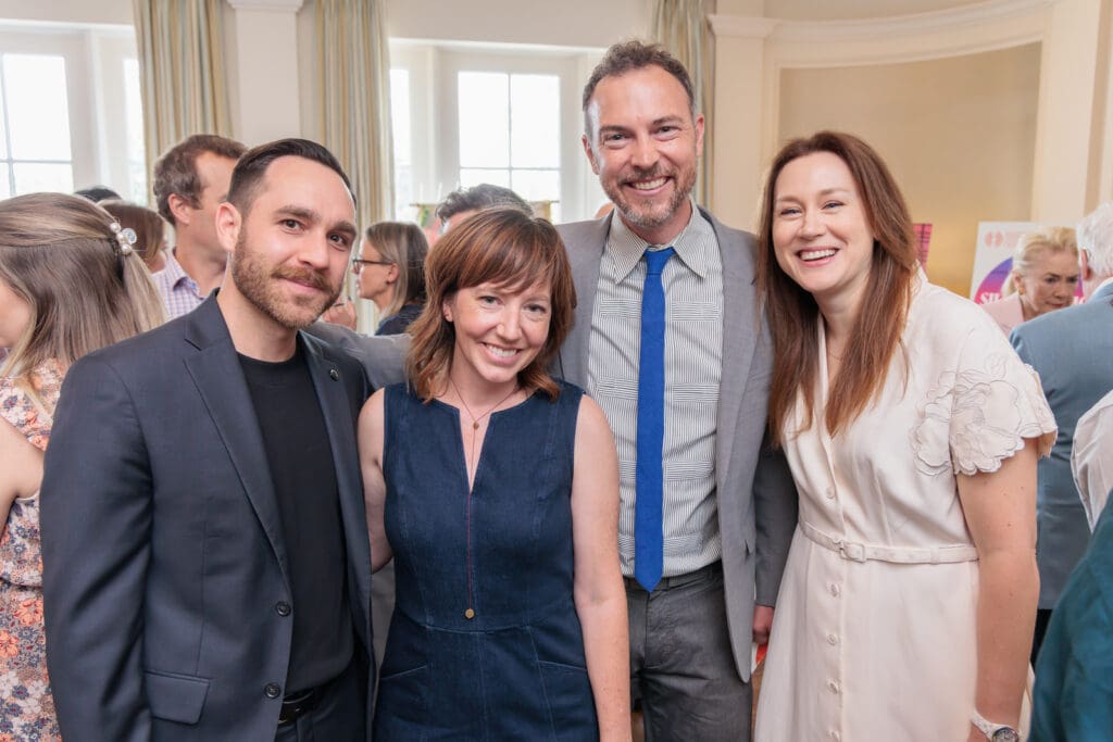 Shane Lavalette, Heather Rowell, Eric Hughes, honoree Mara Calderon at Crafting a Legacy 2025 Spring Luncheon. (Photo by Katy Anderson)