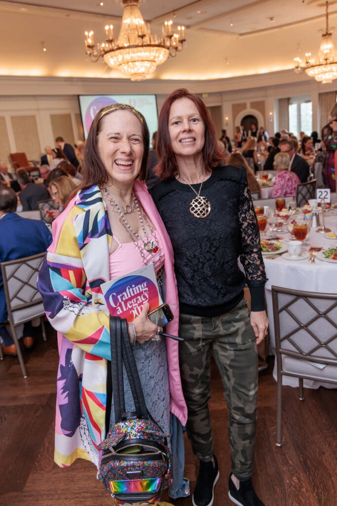 Catherine D. Anspon, Tara Conley at Crafting a Legacy 2025 Spring Luncheon (Photo by Katy Anderson)