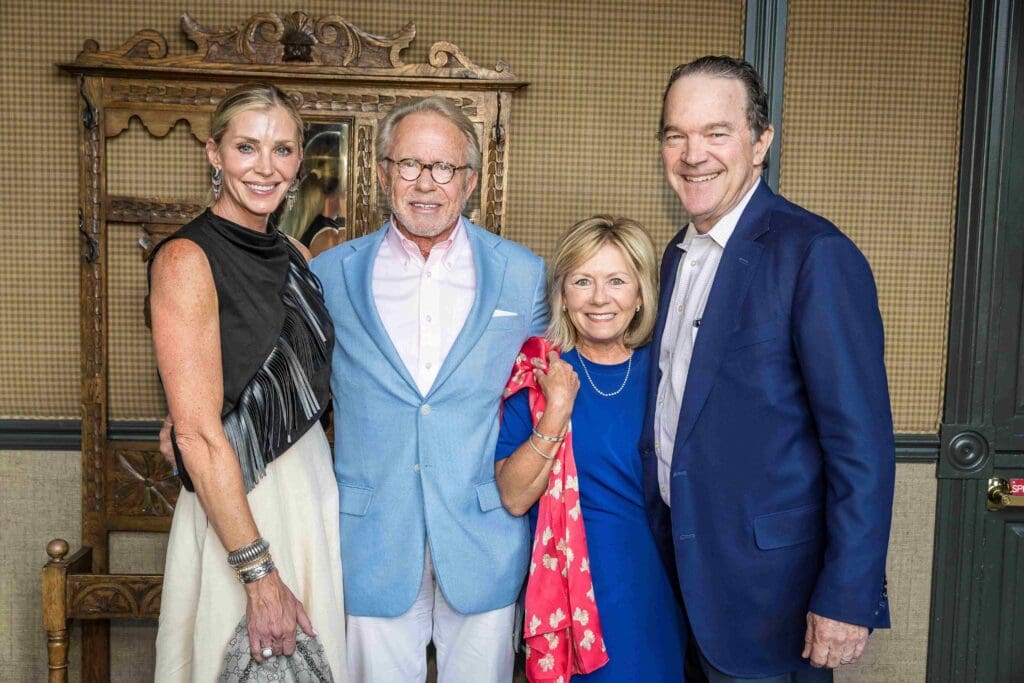 Ali Montgomery, Cornelius Dupre, Patty & T. Mark Kelly during the MD Anderson Cancer Center Rocky Mountain seminar excursion